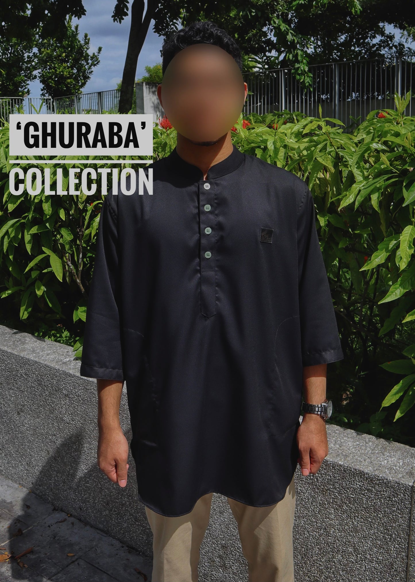 Black ‘Al Ghuraba’ Kurta