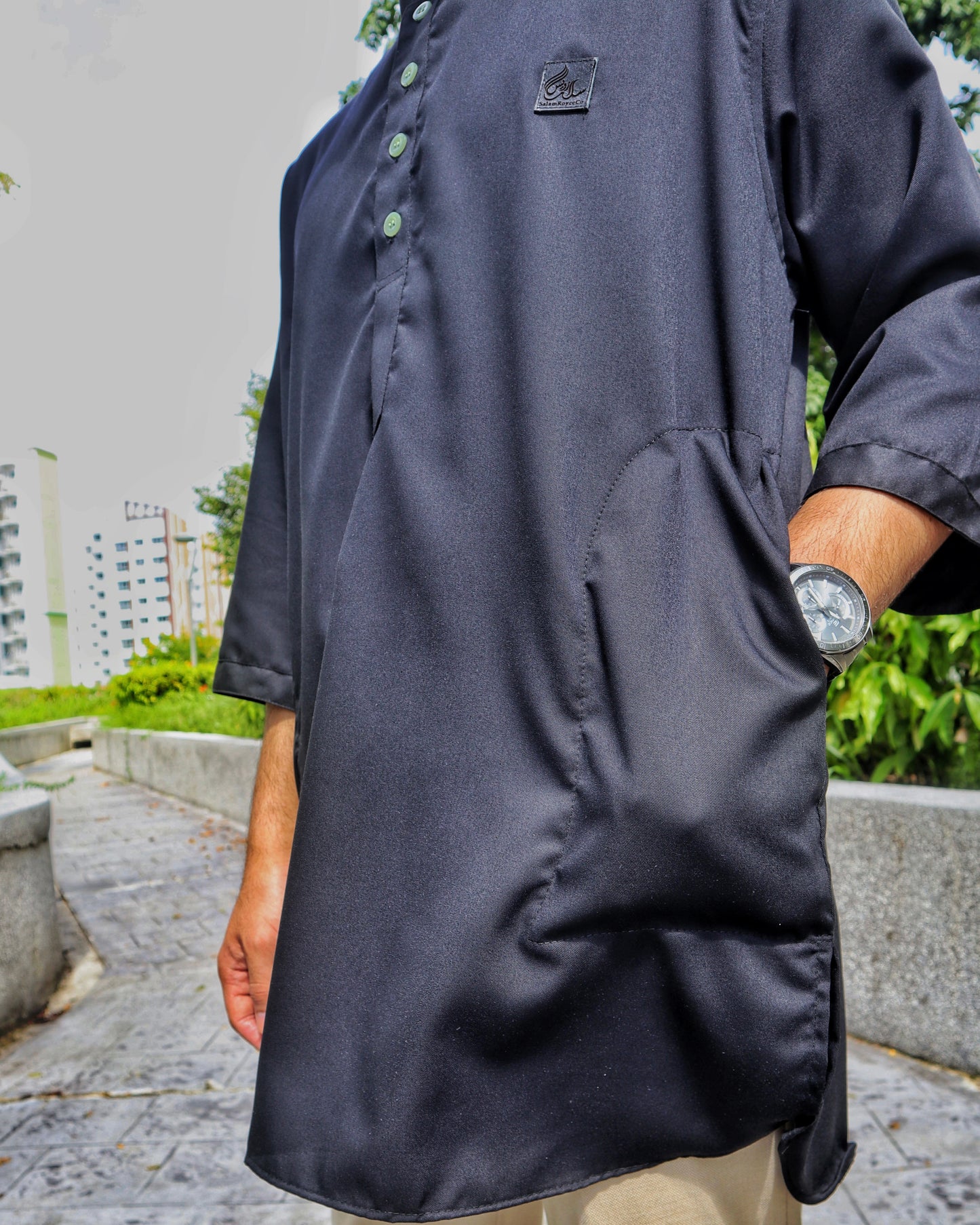 Black ‘Al Ghuraba’ Kurta