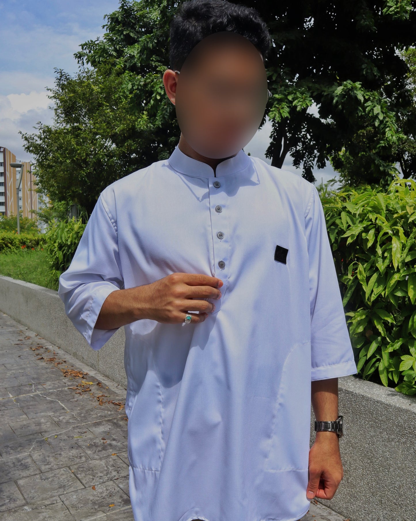 White ‘Al Ghuraba’ Kurta