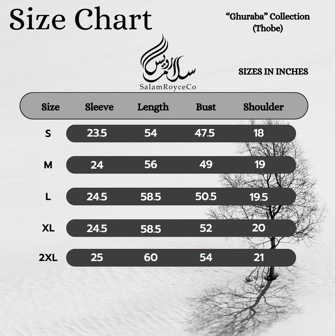 White ‘Al Ghuraba’ Thobe