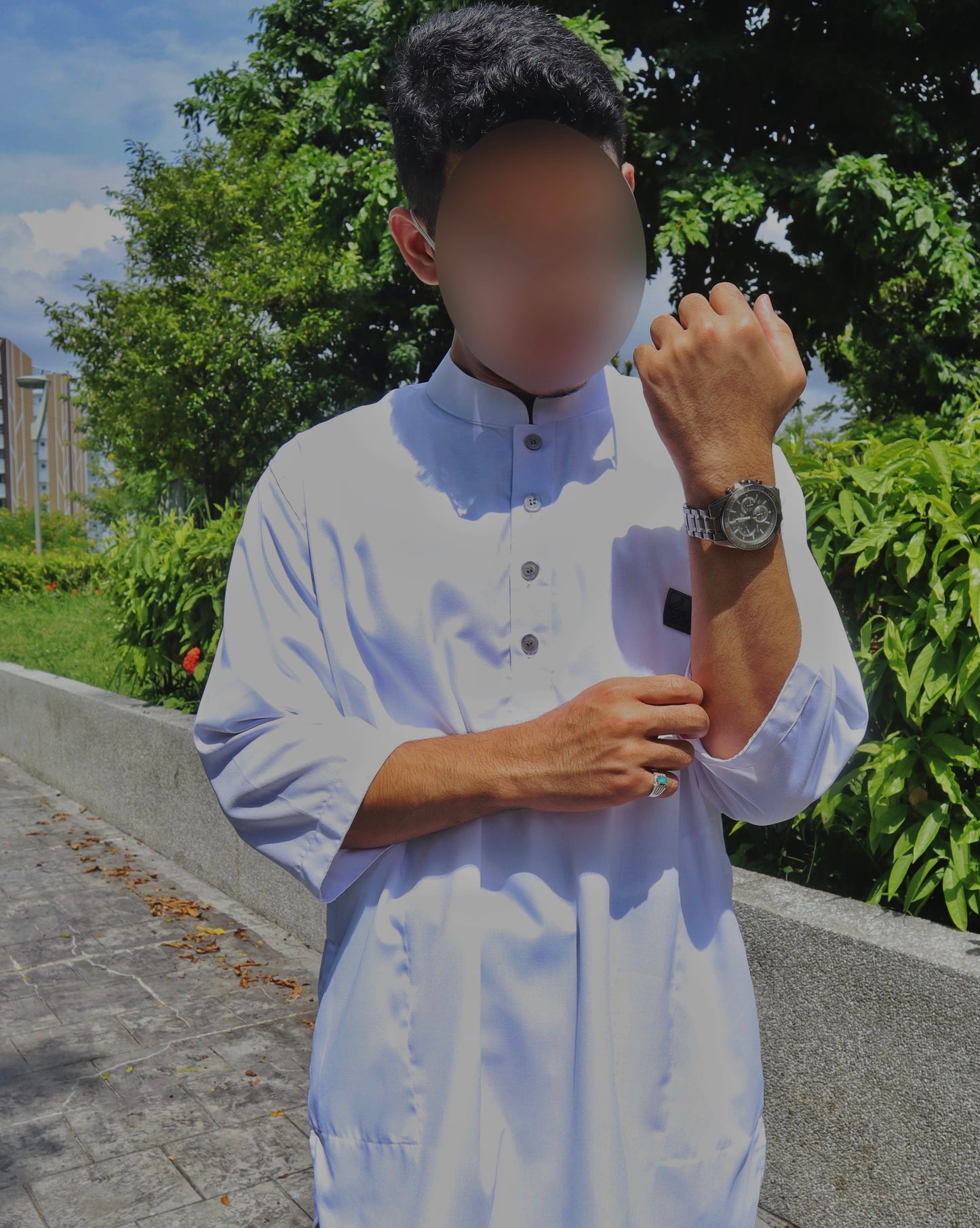 White ‘Al Ghuraba’ Kurta