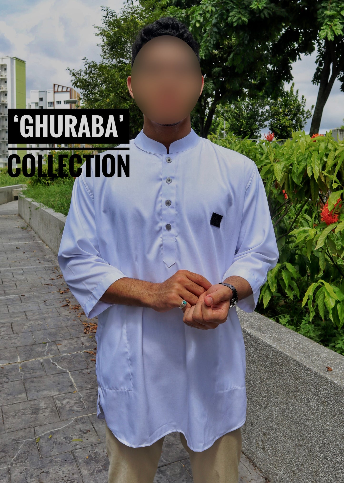 White ‘Al Ghuraba’ Kurta