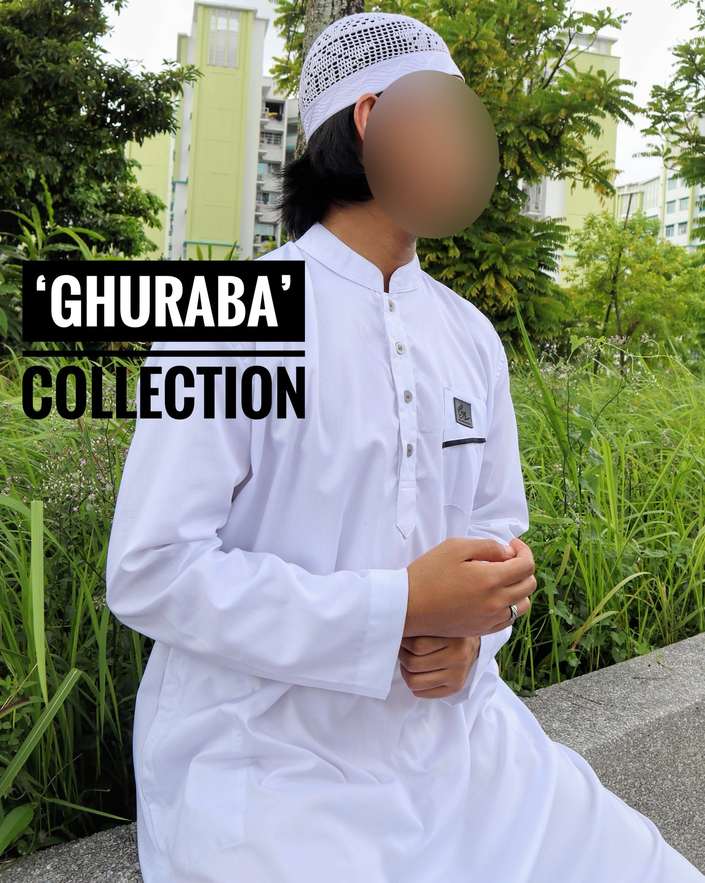White ‘Al Ghuraba’ Thobe