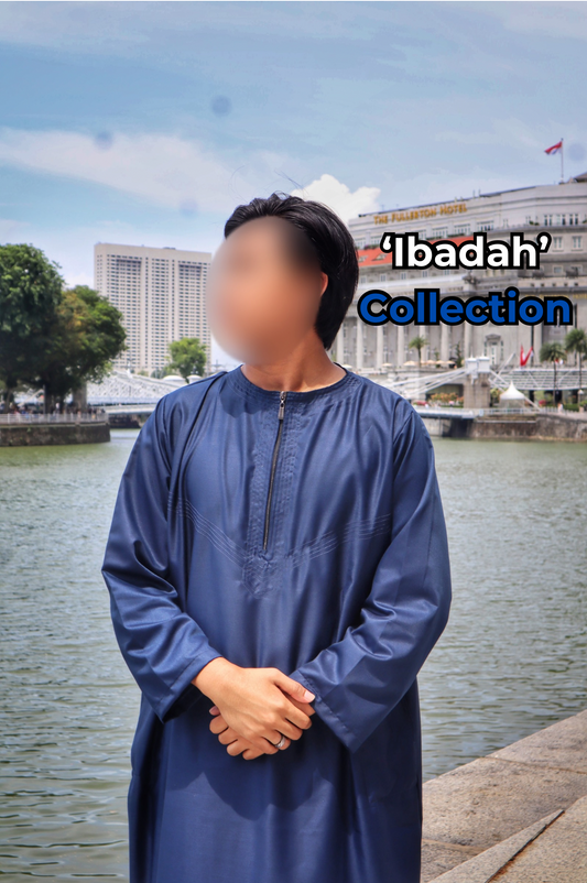 Sapphire Al-Layl Zip Thobe